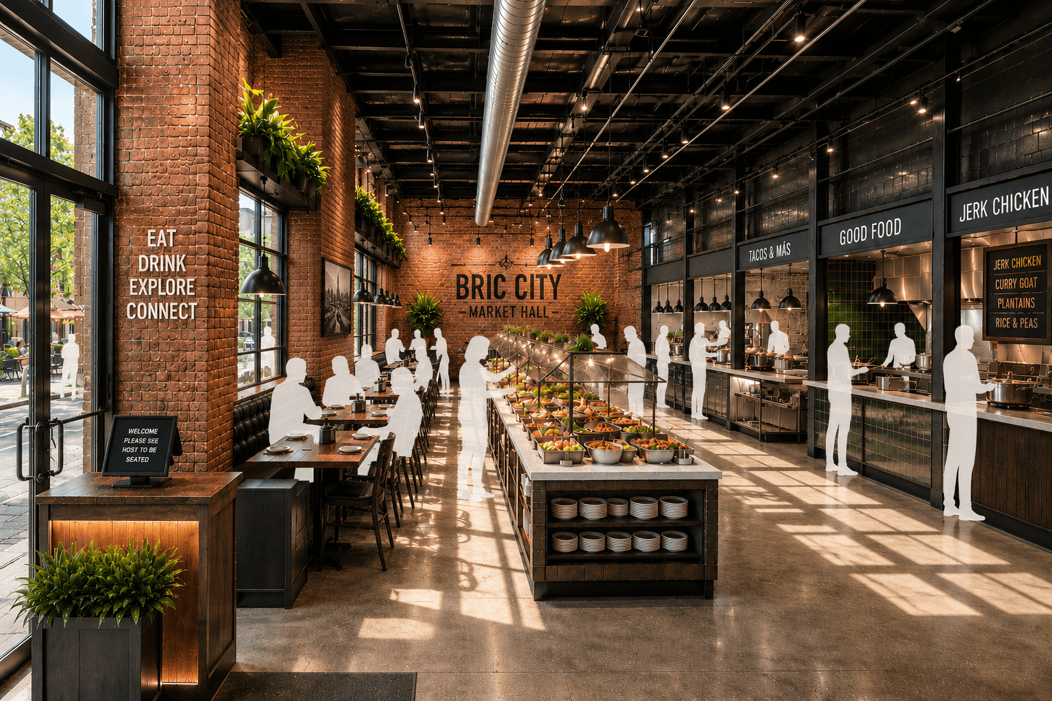 Food Hall Interior view