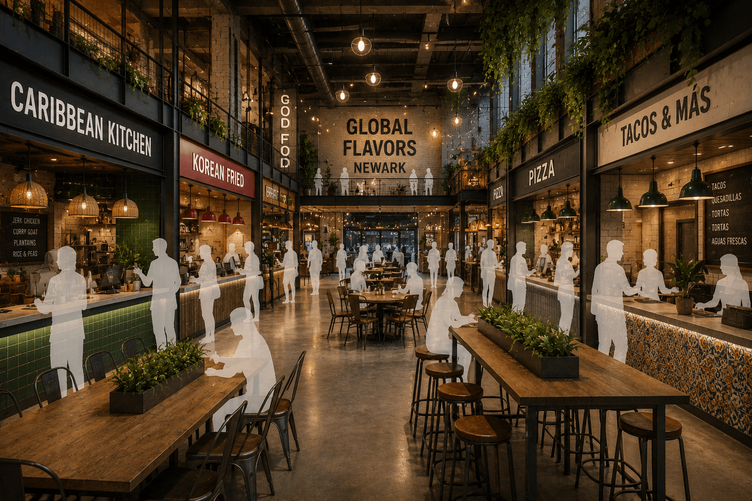 Newark Food Hall scenario preview