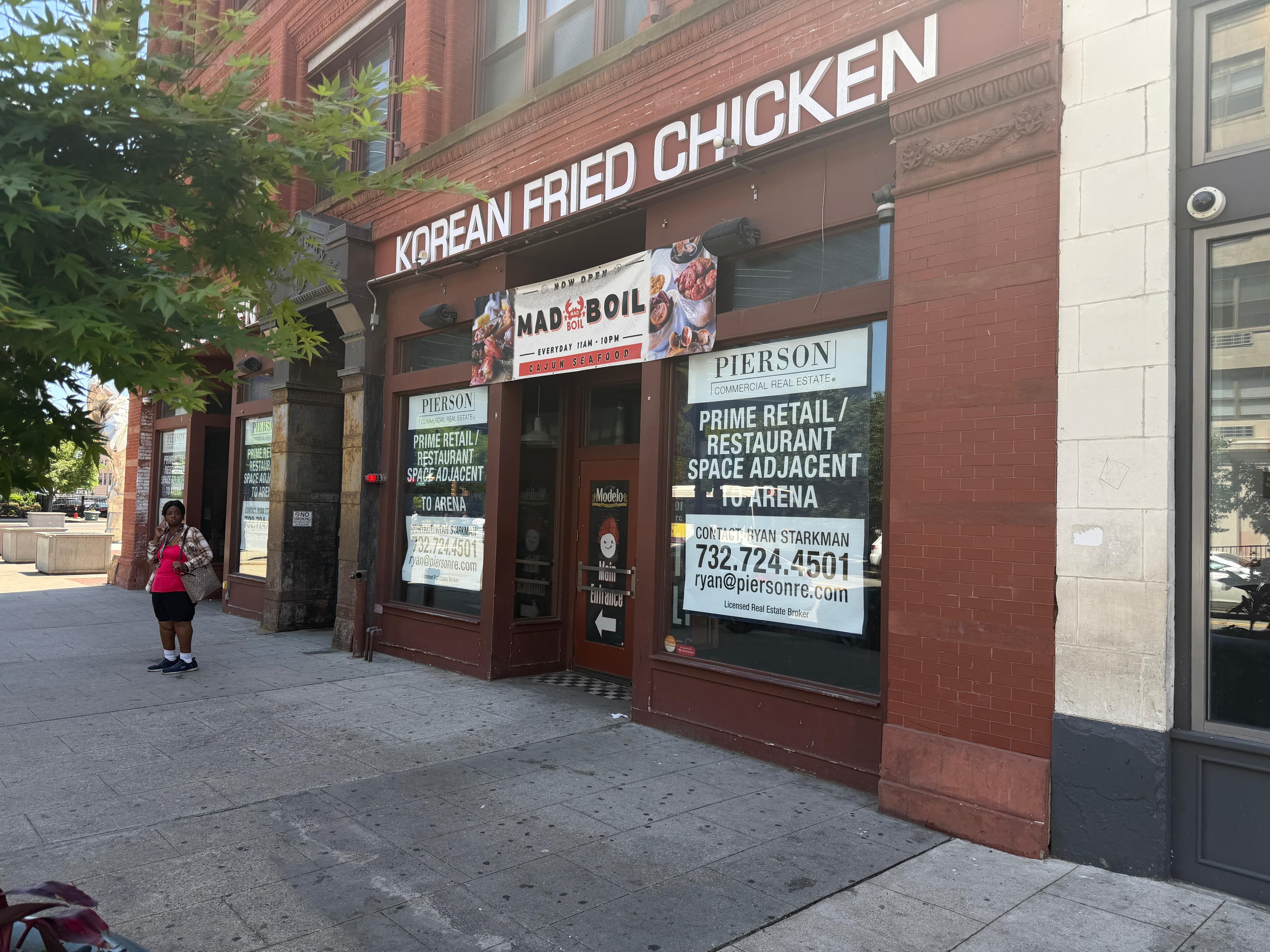 Market Street storefront close-up